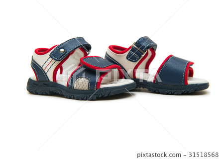 Baby shoes isolated on the white background 31518568