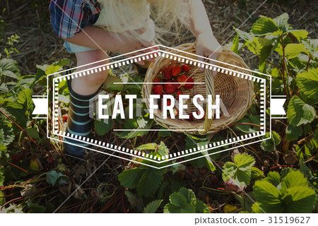 100% Nature Organic Freshly Picked Healthy Eating 31519627