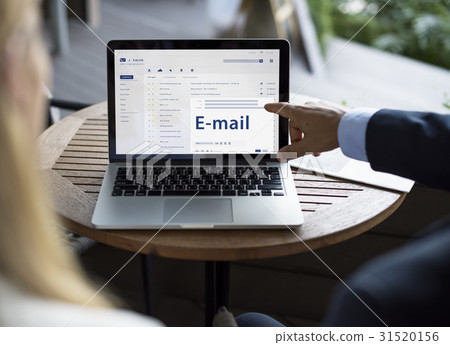 Online Message Communication Connection Concept 31520156