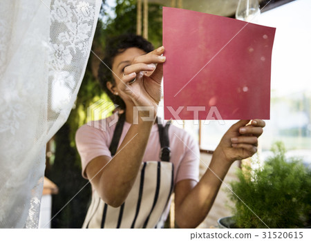 Retail Shop Store Blank Placard Copy-Space Sign 31520615