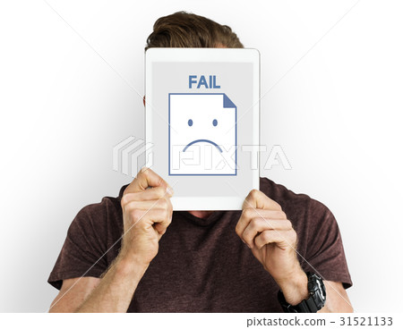 Sadness Fail Problem Recession Down Frustration Icon 31521133