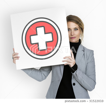 Model Show Plus Positive Red Cross Sign Icon Model Show Plus Positive Red Cross Sign Icon 31522010