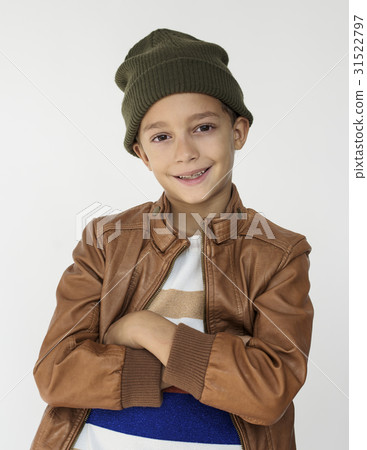 Little Boy Smiling Happiness Studio Portrait 31522797