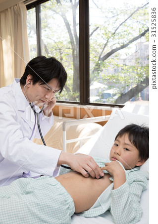 Medical Image Doctor Elementary School Bed Medical Image Doctor Elementary School Bed 31525836