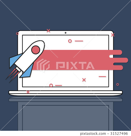 Start Up Business Venture Rocket 31527496