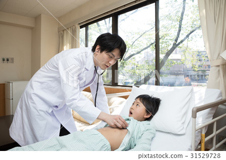 醫學圖像醫生小學床 醫學圖像醫生小學床 31529728