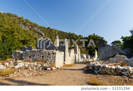 Avenue North Necropolis Ruins ancient city Olympos Avenue North Necropolis Ruins ancient city Olympos 31531294