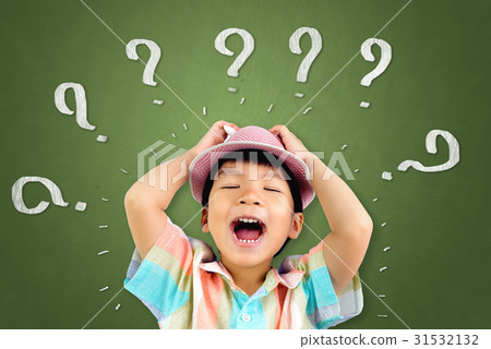 Asian boy is so confuse that he screaming out 31532132