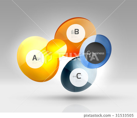 Glass circles banner Glass circles banner 31533505