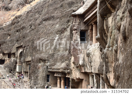Traveling around India Part 75: Ajanta Cave Temples in touch Part 6 31534702
