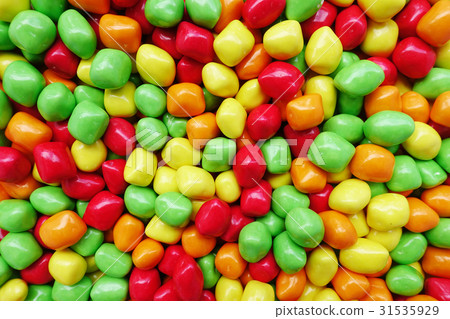 Close up of colorful candies for background 31535929