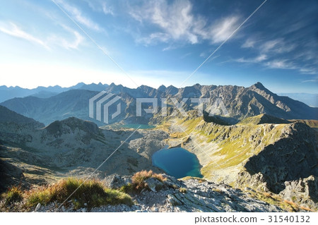 View from the Peak on the Tatra Mountains View from the Peak on the Tatra Mountains 31540132