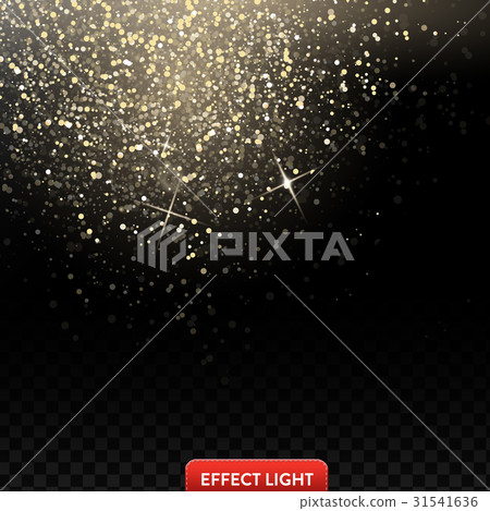Vector illustration of a falling shiny golden Vector illustration of a falling shiny golden 31541636