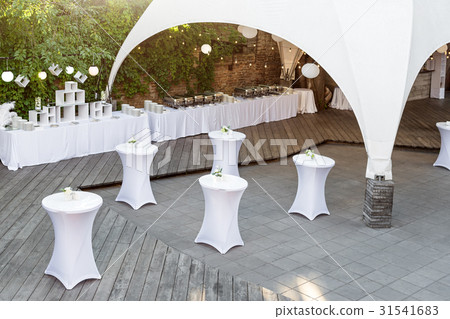 Catering services in restaurant. Wedding table Catering services in restaurant. Wedding table 31541683