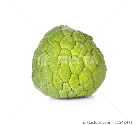 Custard apple fruit isolated on white background Custard apple fruit isolated on white background 31542471
