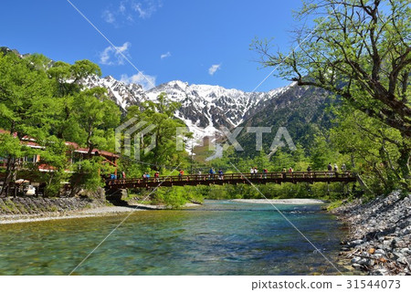 Kamikochi Hotakadake，Azusa River和Kappa Bridge 31544073