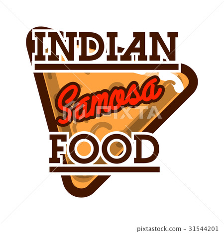 Color vintage indian food emblem Color vintage indian food emblem 31544201