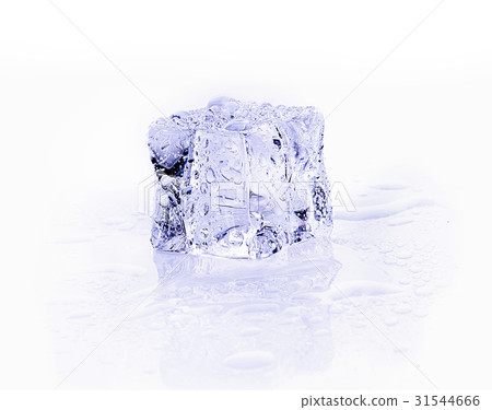 ice cubes isolated on white 31544666