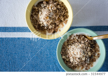 Homemade cereal yogurt Homemade cereal yogurt 31544977