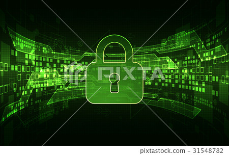 Protection concept of digital and technological. 31548782