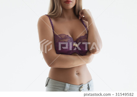 Beautiful female breast 31549582
