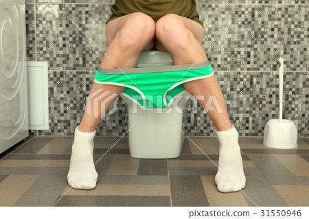woman panties on legs in toilet woman panties on legs in toilet 31550946