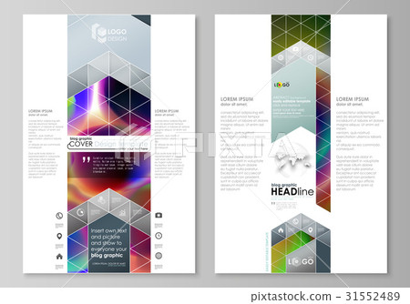 Blog graphic business templates. Page website 31552489