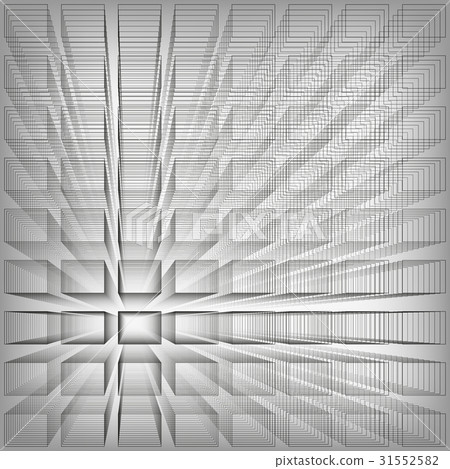 Gray color abstract infinity background, 3d 31552582
