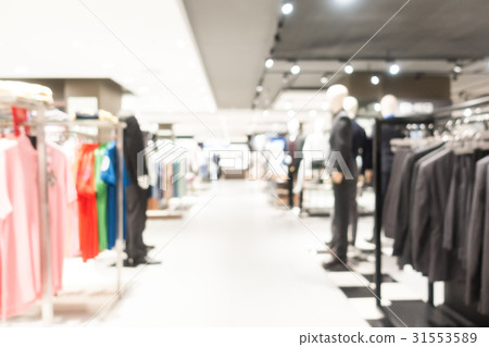 Abstract blur shopping mall 31553589