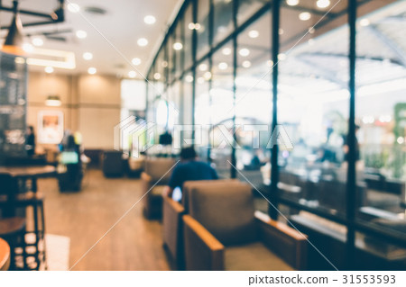 Abstract blur coffee shop Abstract blur coffee shop 31553593