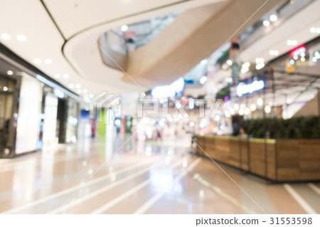 Abstract blur shopping mall Abstract blur shopping mall 31553598