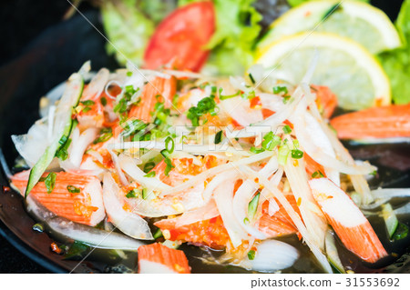 Spicy crab stick salad Spicy crab stick salad 31553692