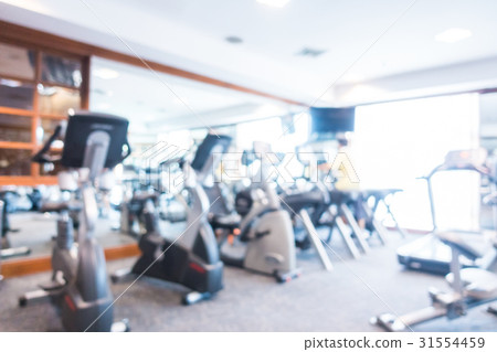 Abstract blur gym and fitness room Abstract blur gym and fitness room 31554459