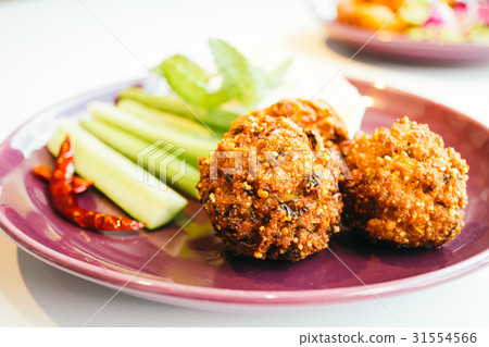Spicy minced pork ball Spicy minced pork ball 31554566