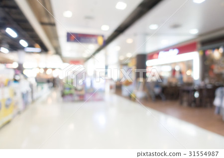 Abstract blur shopping mall 31554987