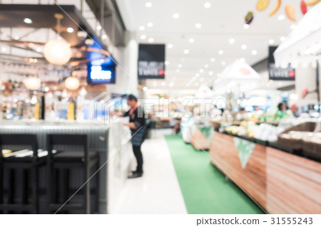 Abstract blur and defocused supermarket 31555243