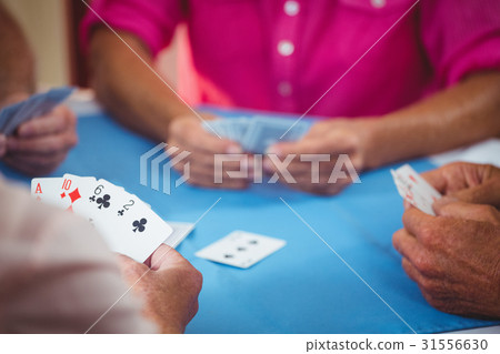 Retired people playing card Retired people playing card 31556630