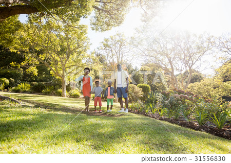 Happy family posing together 31556830