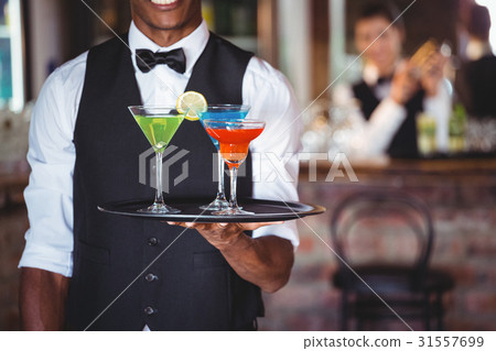 Cocktail on sale serving tray