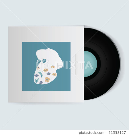 Music Vinyl Record Disc Icon Illustration Vector Music Vinyl Record Disc Icon Illustration Vector 31558127