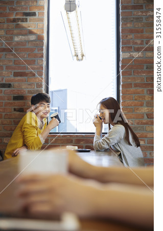 Hands, couple, cafe Hands, couple, cafe 31558474