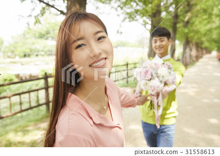 夫婦，Ilsan湖公園，一山，高陽市，京畿道 31558613