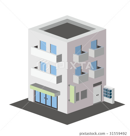 3D building apartment 4 31559492