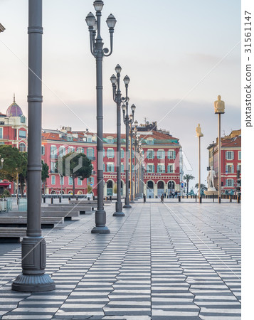 Massena square in morning in Nice, France 31561147