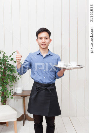 咖啡廳商店職員圖像食品商店 31561658
