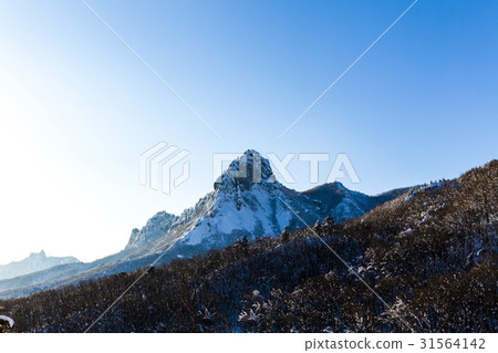 蔚山岩,Soraksan山,Goseong縣,江原道 蔚山岩,Soraksan山,Goseong縣,江原道 31564142