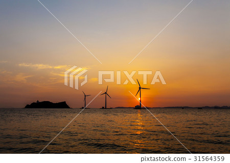 Turbine, Nuey Island, Daebu Island, Ansan City, Gyeonggi-do 31564359