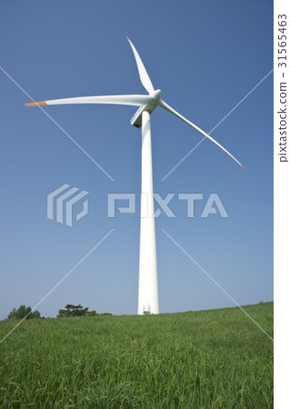江原道平昌郡大關嶺Daegwanryung風力發電廠汽輪機 31565463