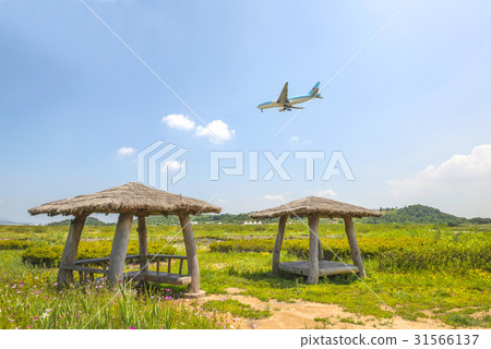 Korean Air, a shelter, sky gardens, Yeongjongdo, Incheon Korean Air, a shelter, sky gardens, Yeongjongdo, Incheon 31566137