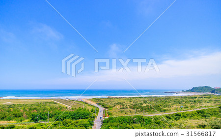 Olympic surfing venue Aerial photograph of Fisigasaki coast 31566817